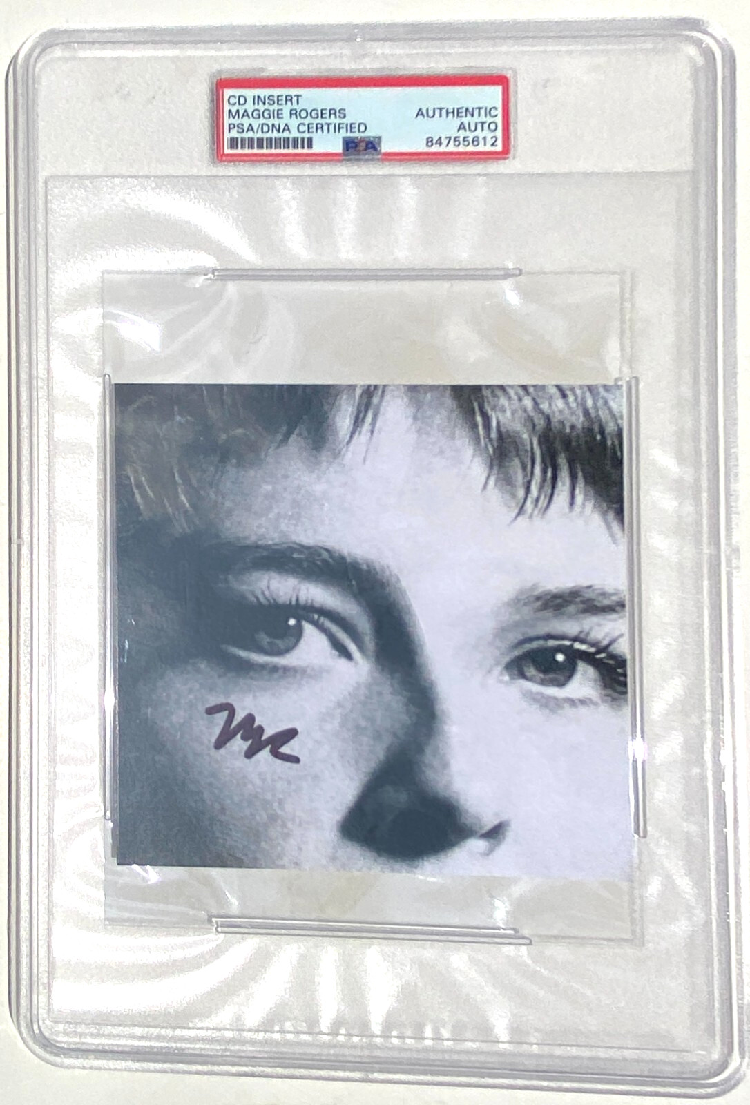 Maggie Rogers  PSA DNA COA Signed Surrender CD Cover Encapsulated Picture Photo