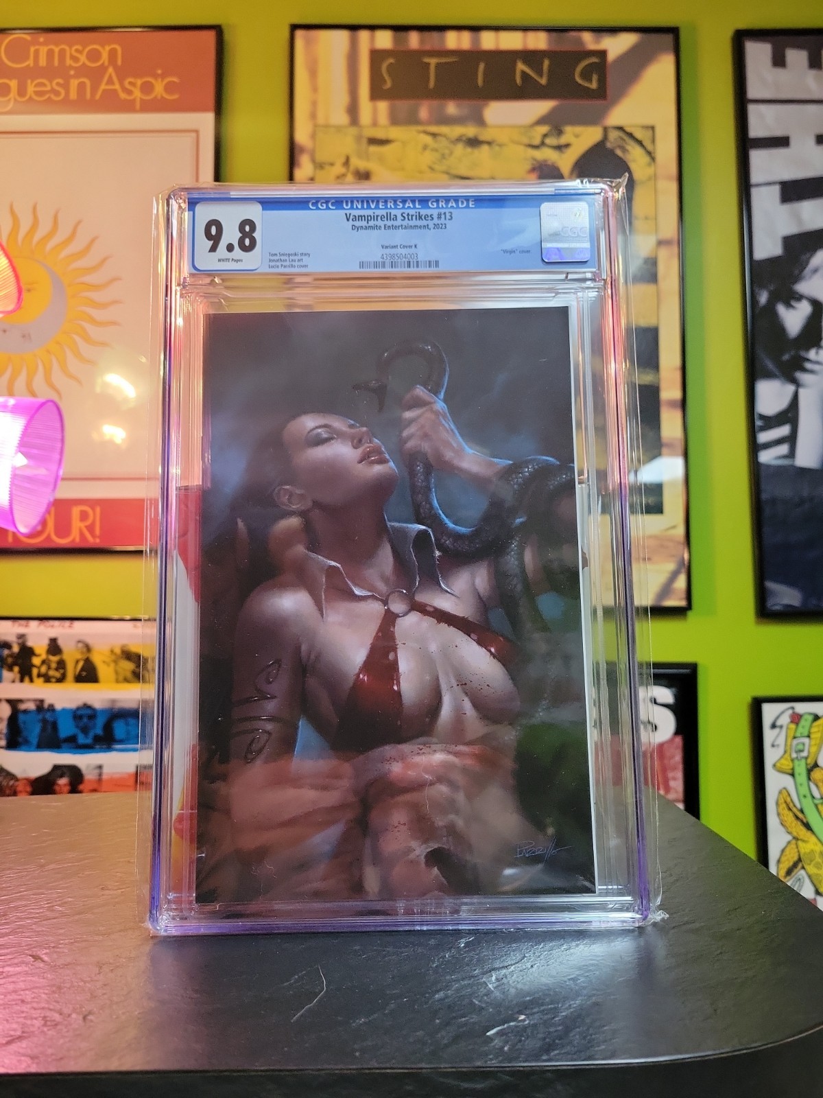 Vampirella Strikes #13 (2023) CGC 9.8 Lucio Parrillo Variant Cover E Dynamite Vampirella Strikes #13 (2023) CGC 9.8 Lucio Parrillo Variant Cover E Dynamite