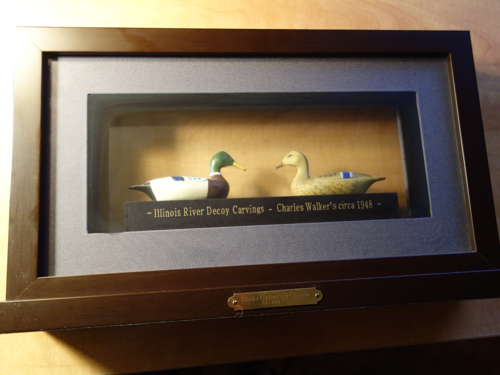 **VERY RARE** Ducks Unlimited Canada LE Charles Walkers Decoy Carvings