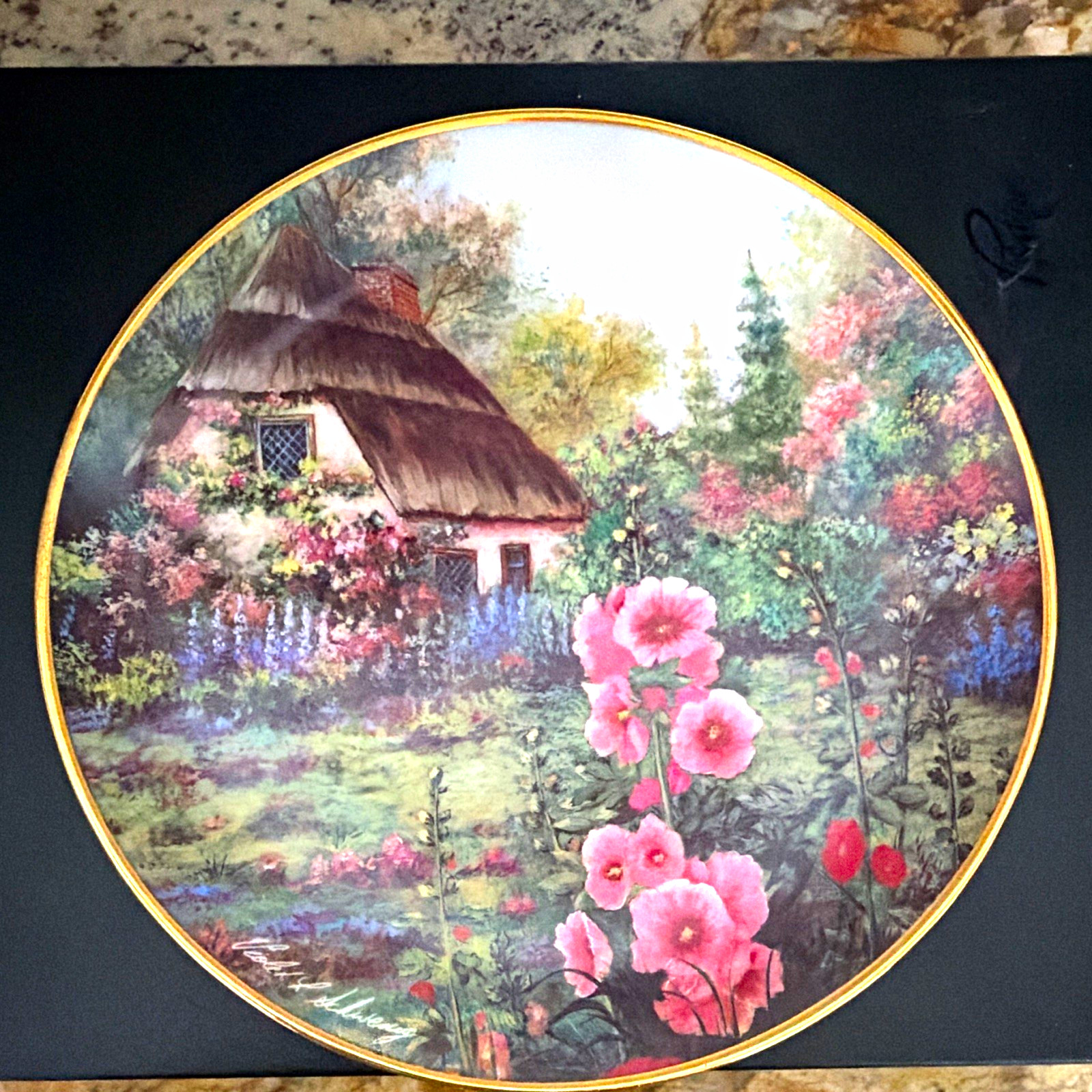 Franklin Mint Heirloom Recommendation Limited Edition Cottage Plates Lot 3