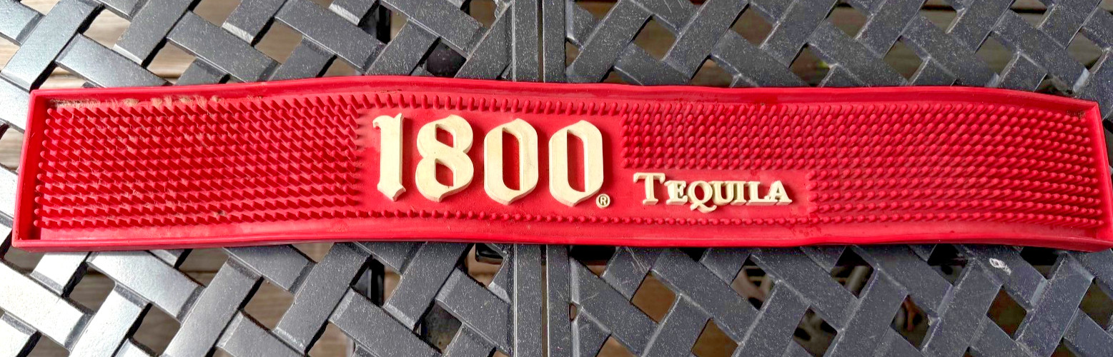 1800 TEQUILA RED RUBBER BAR MAT SERVICE DRINK SPILLPROOF MAT 1800 TEQUILA RED RUBBER BAR MAT SERVICE DRINK SPILLPROOF MAT