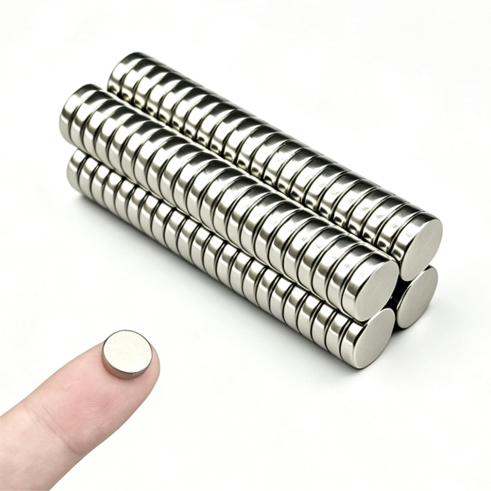 60 Pcs Small Round Magnets 10x3mm Strong Neodymium Refrigerator DIY Crafts 60 Pcs Small Round Magnets 10x3mm Strong Neodymium Refrigerator DIY Crafts