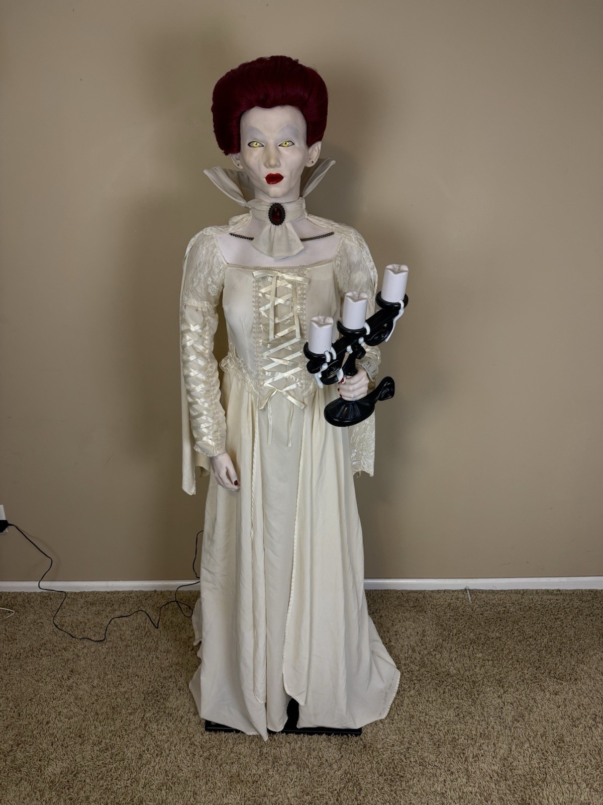 Spirit Halloween Midnight Countess 2009 Gemmy Lifesize Animatronic RARE