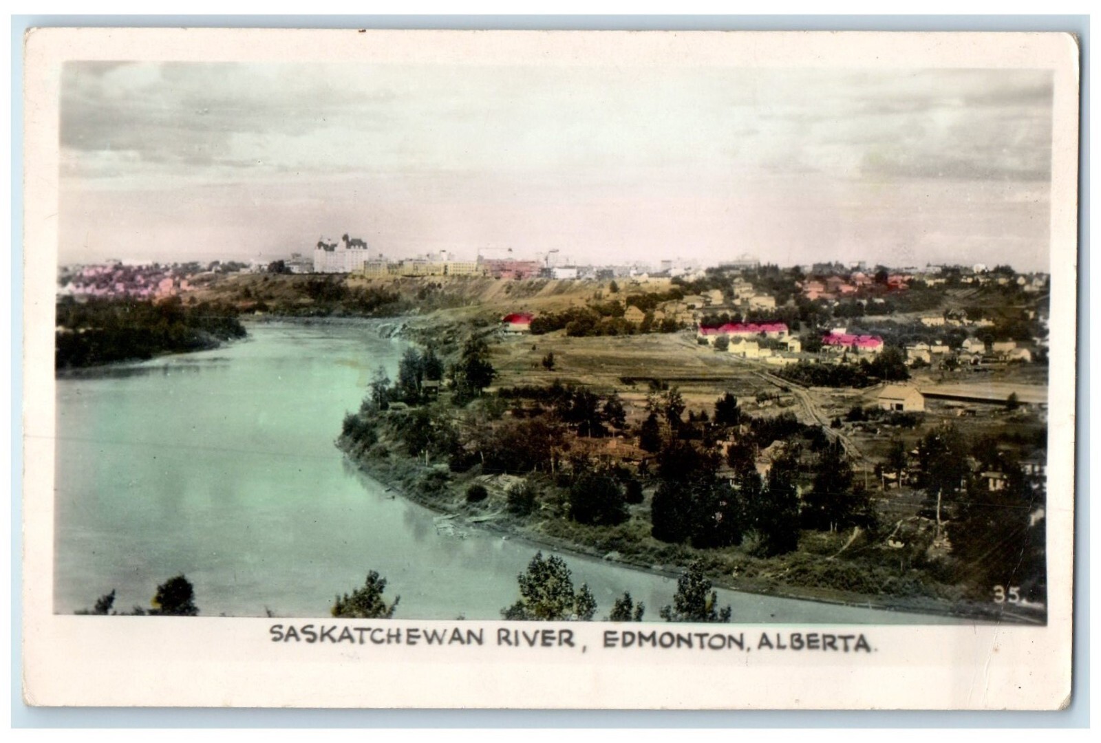 c1910's Saskatchewan River Edmonton Alberta Canada RPPC Photo Antique Postcard c1910's Saskatchewan River Edmonton Alberta Canada RPPC Photo Antique Postcard