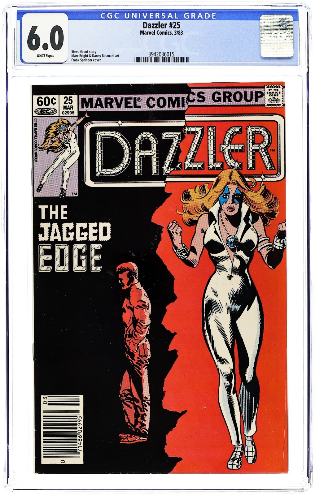 Dazzler #25 - 1983 - CGC 6.0 - Frank Springer