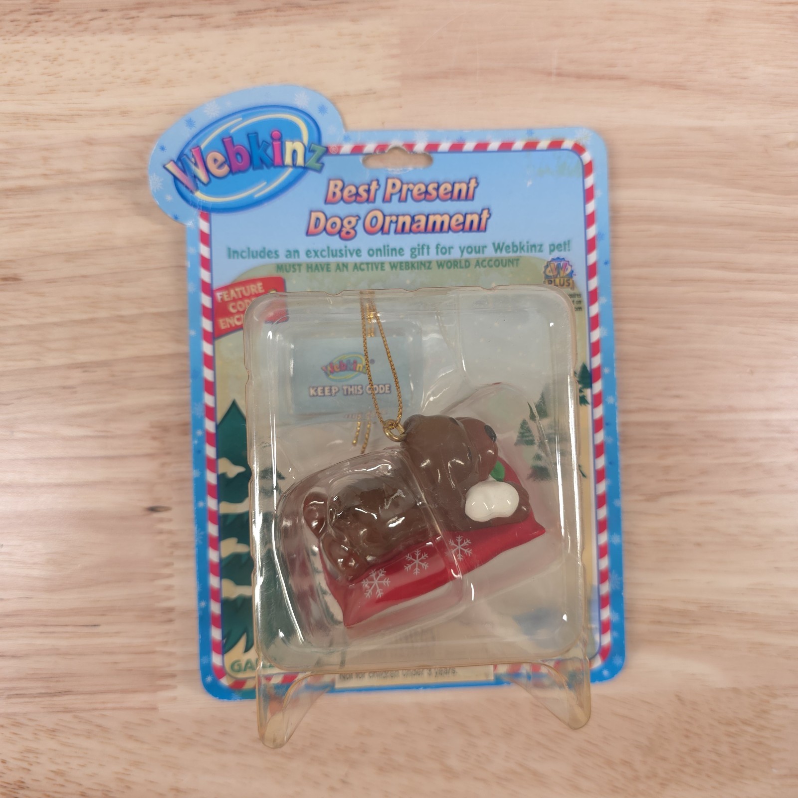 Ganz Webkinz Dog Ornament Best Present Christmas Codes - Brand New