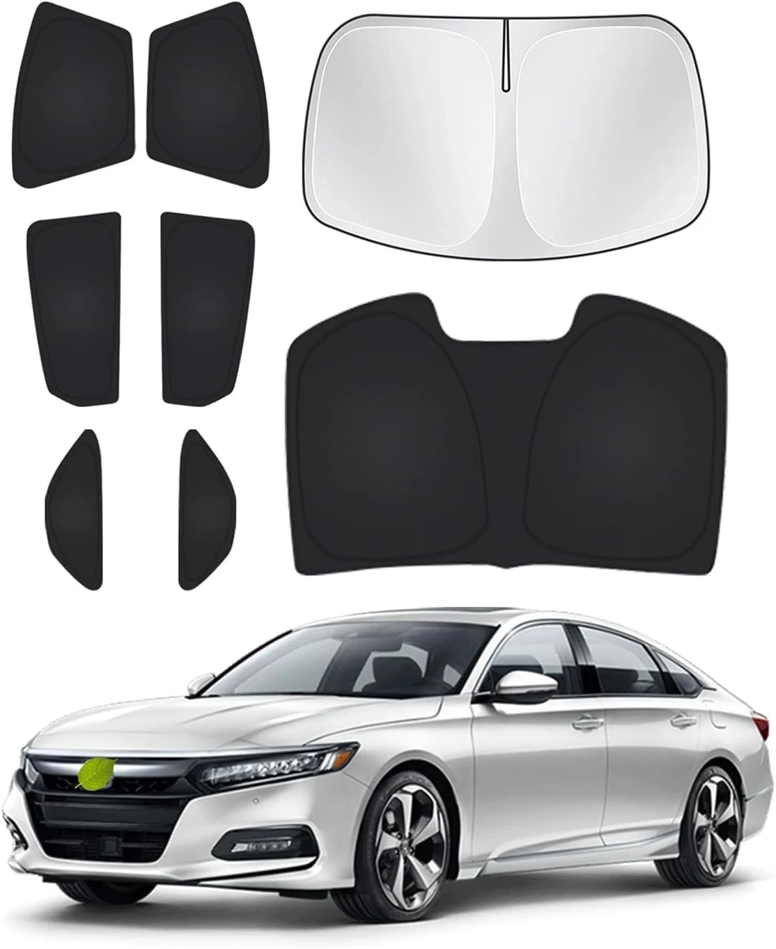 Windshield Sunshades for Honda Accord 2018-2022 Side Rear Window Shade Cover Set