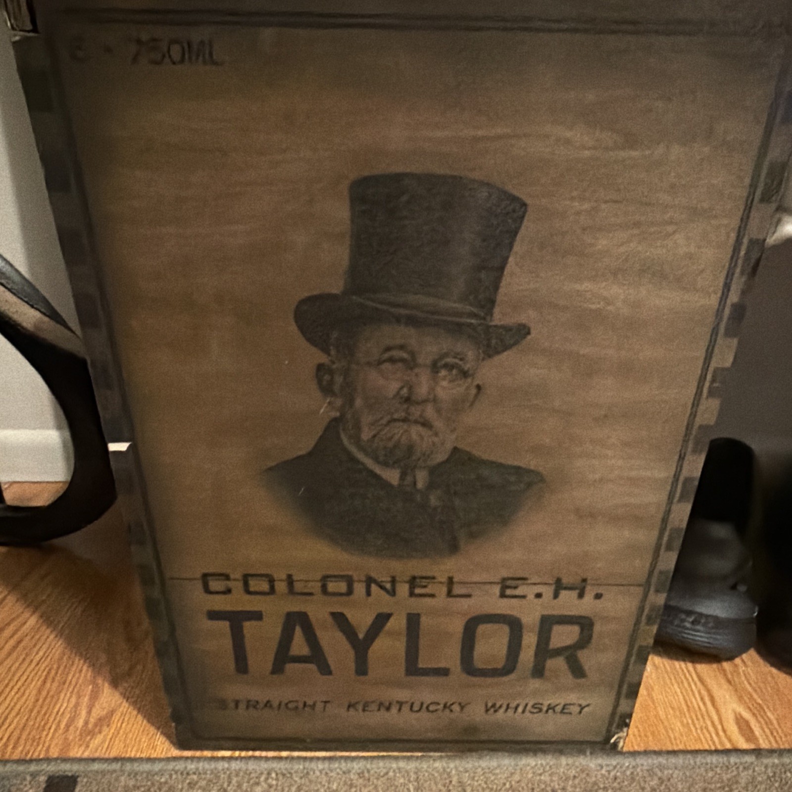 Colonel E.H. Taylor Old Fashioned Copper Distillery Brown (Wooden Crate Only)