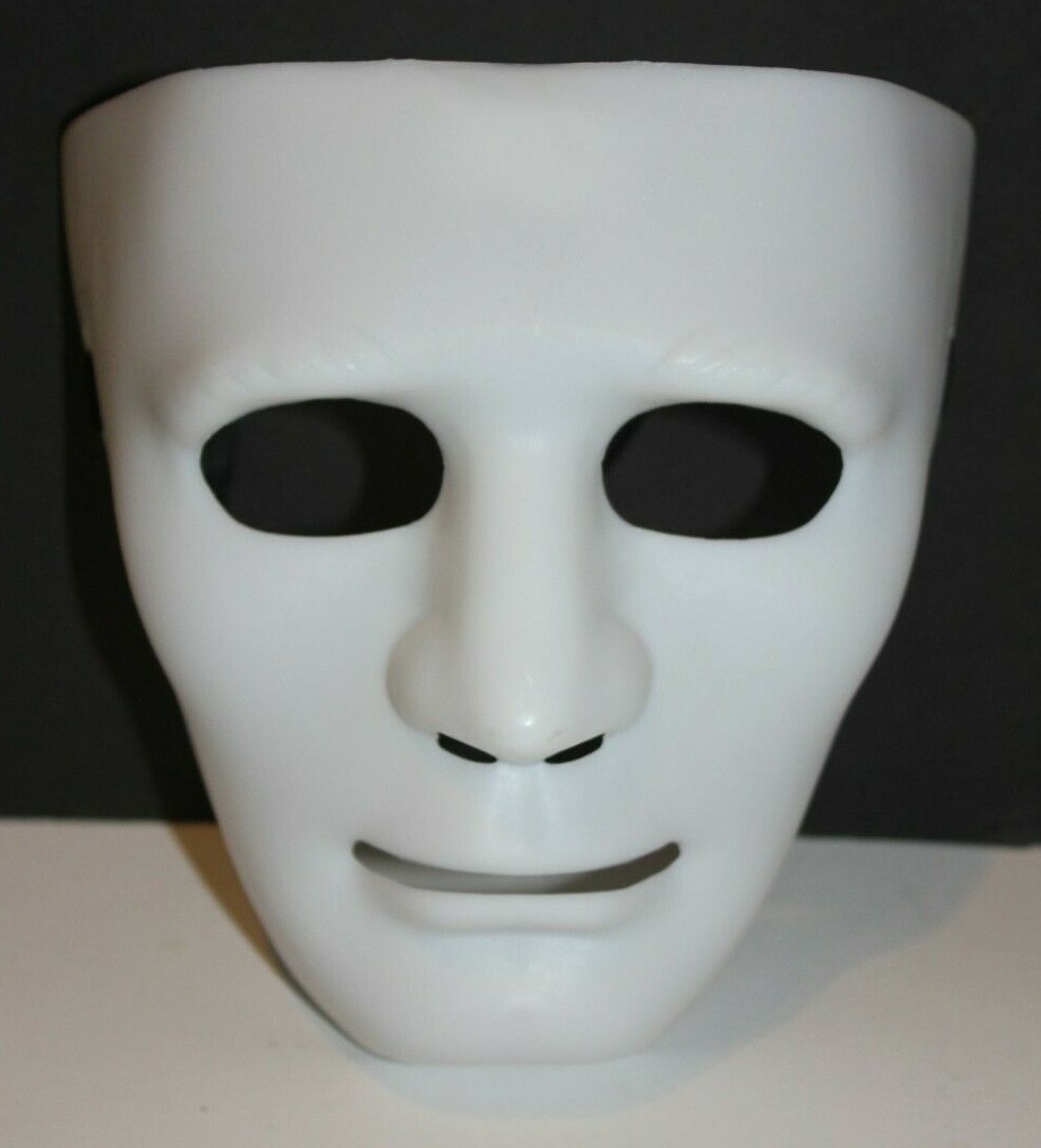 Sturdy Full Face Plastic Plain Mask Costume Party Dance Crew Hip Hop Dance Opera