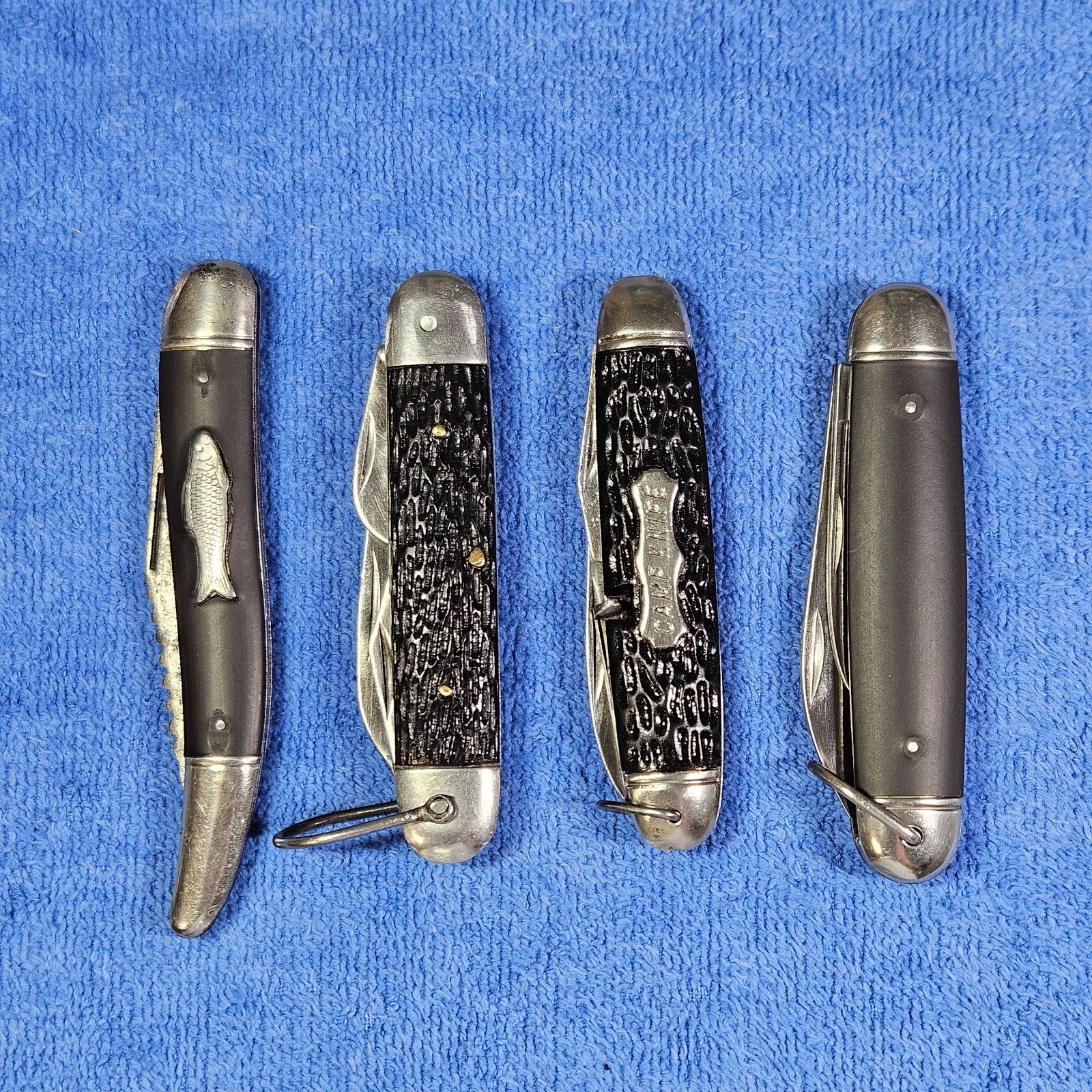 4 Vintage Pocket Knives - Imperial, Germany, Japan 4 Vintage Pocket Knives - Imperial, Germany, Japan