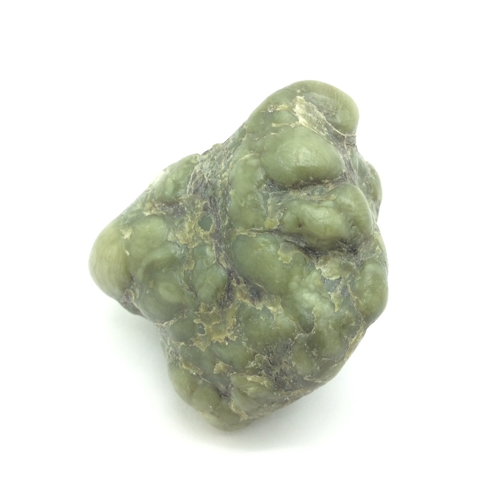 Botryoidal Jade Stone Green Nephrite Jade Specimen Mendocino California #26