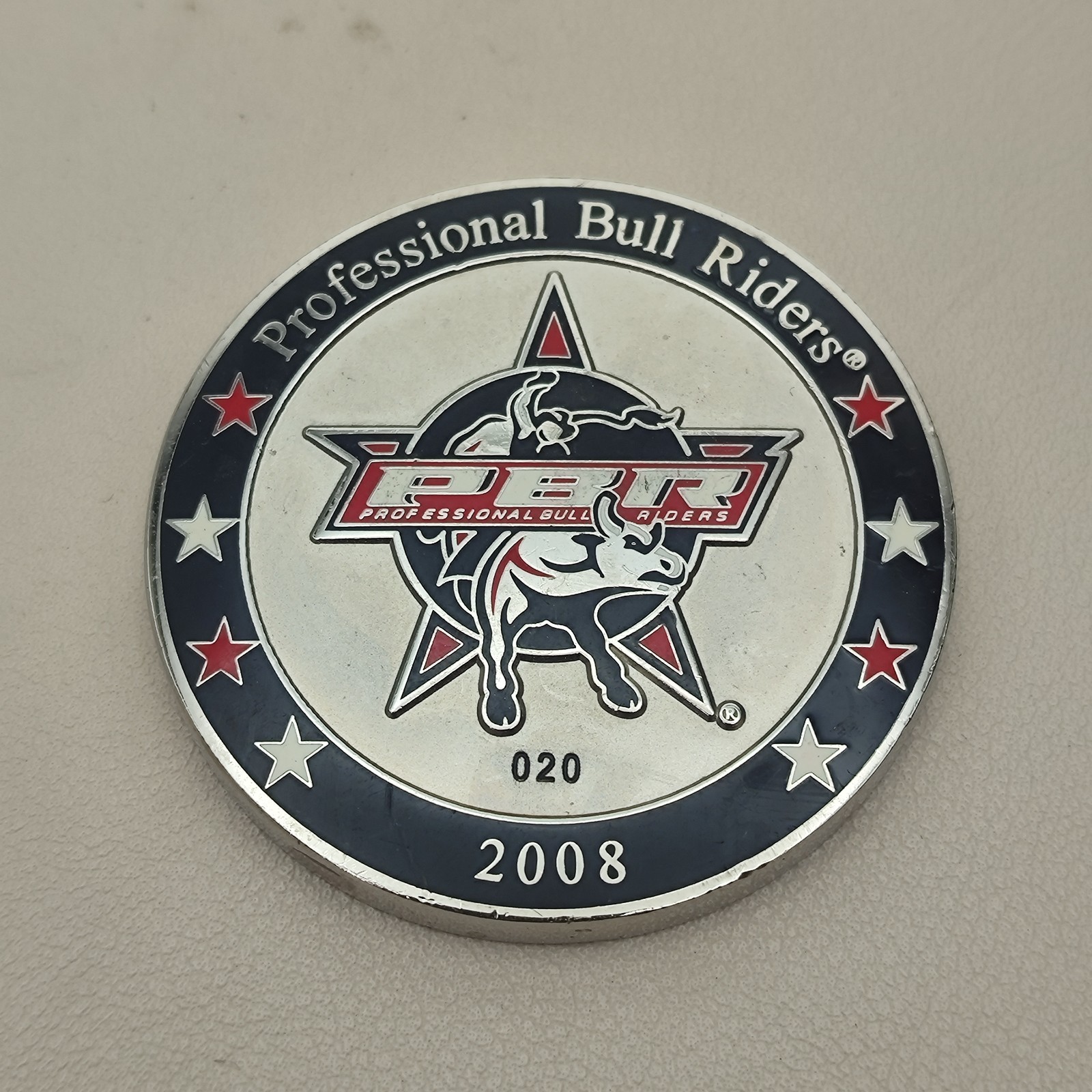 Professional Bull Riders 2008 Challenge Coin
