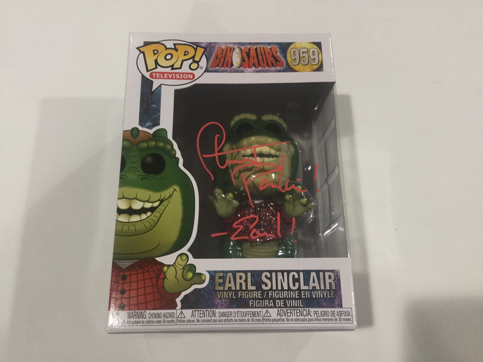 Stuart Pankin Signed Autographed Dinosaurs Funko Pop BECKETT BAS COA a