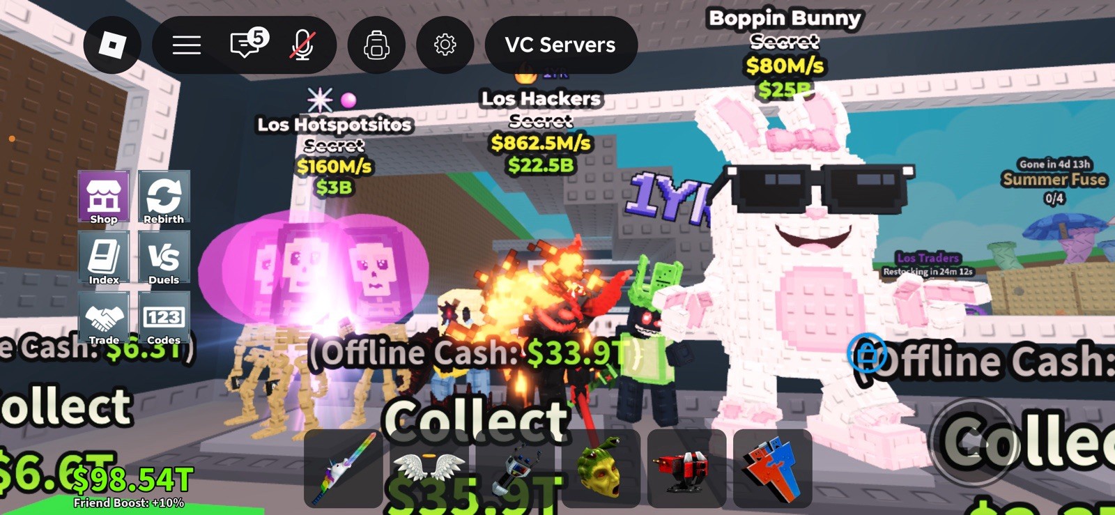 Los hackers with rare 1yr trait rare