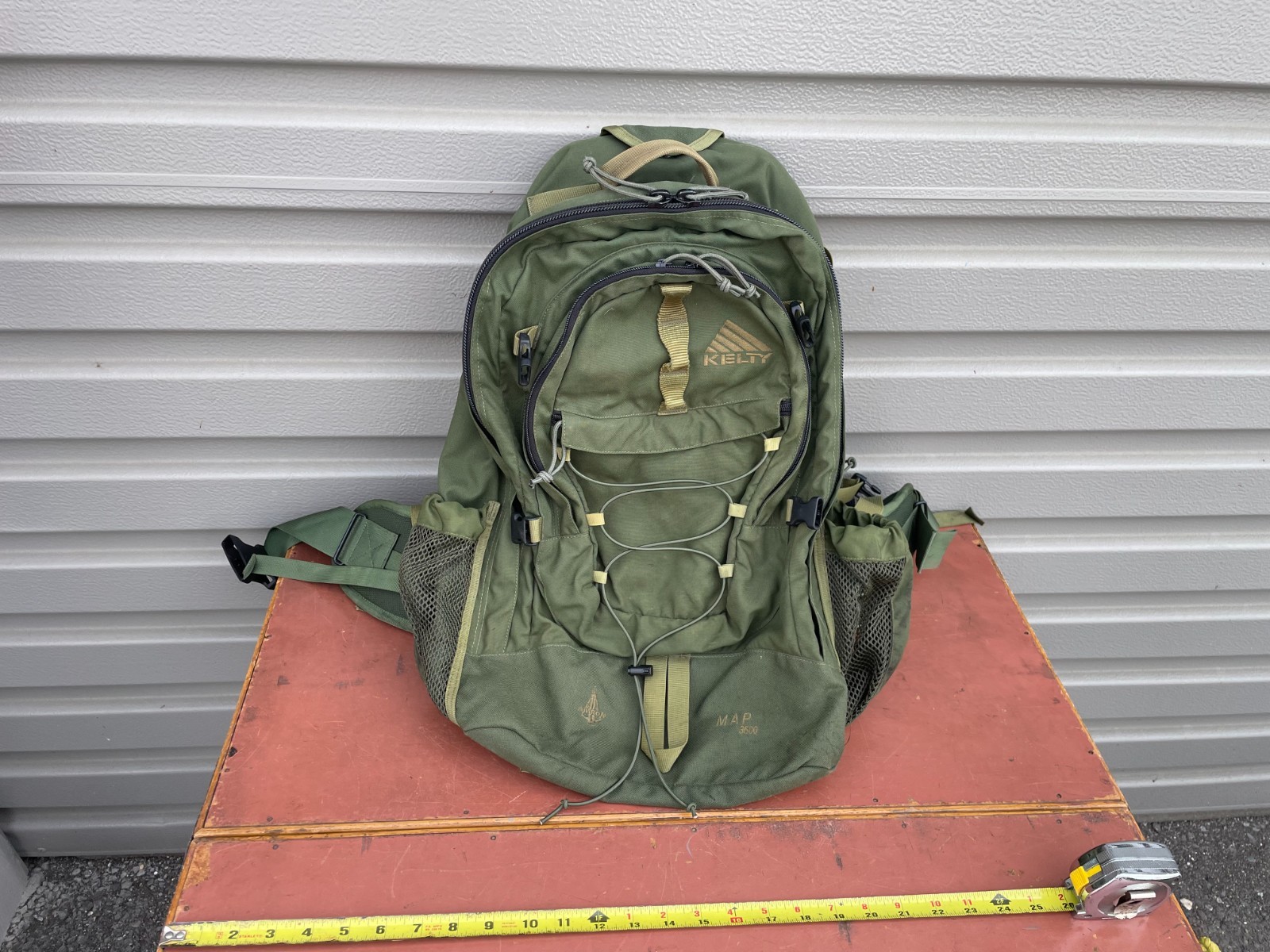 Kelty Amron MAP 3500 Navy Seals rucksack OD green VGC 