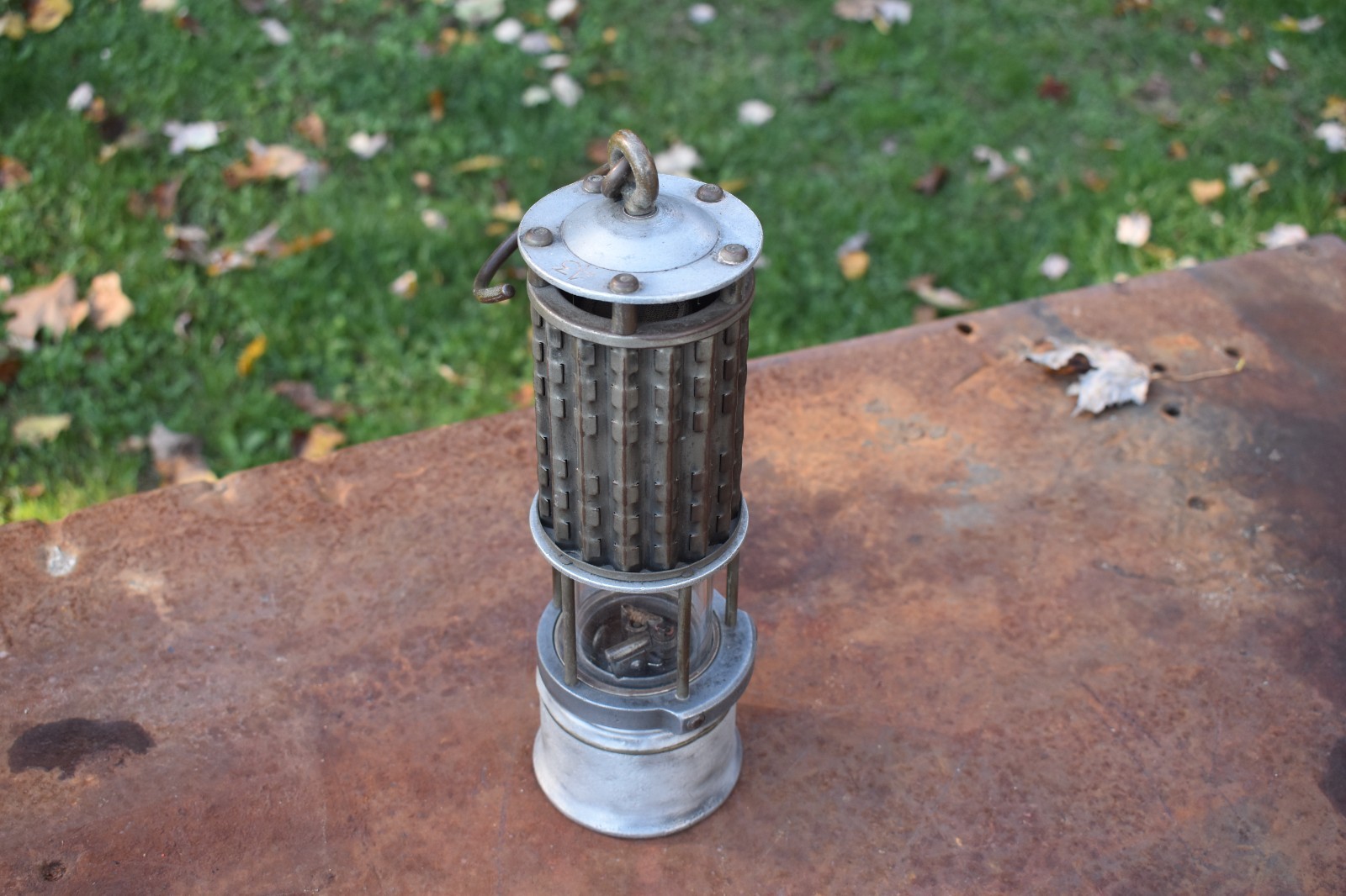 Vintage Wolf Miner Safety Lantern