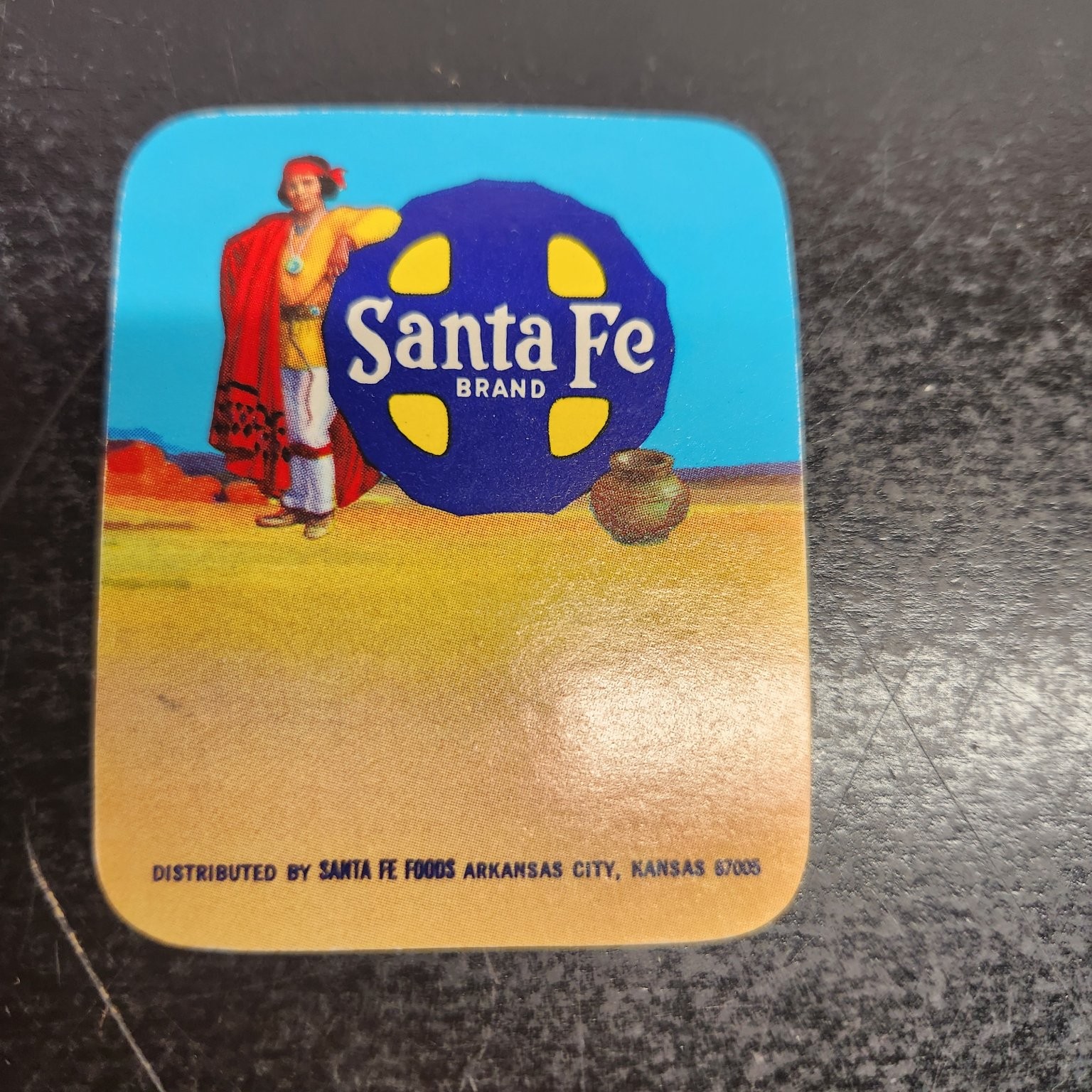 Vintage Santa Fe Brand Foods Advertising Ephemera Native American Kansas City Vintage Santa Fe Brand Foods Advertising Ephemera Native American Kansas City