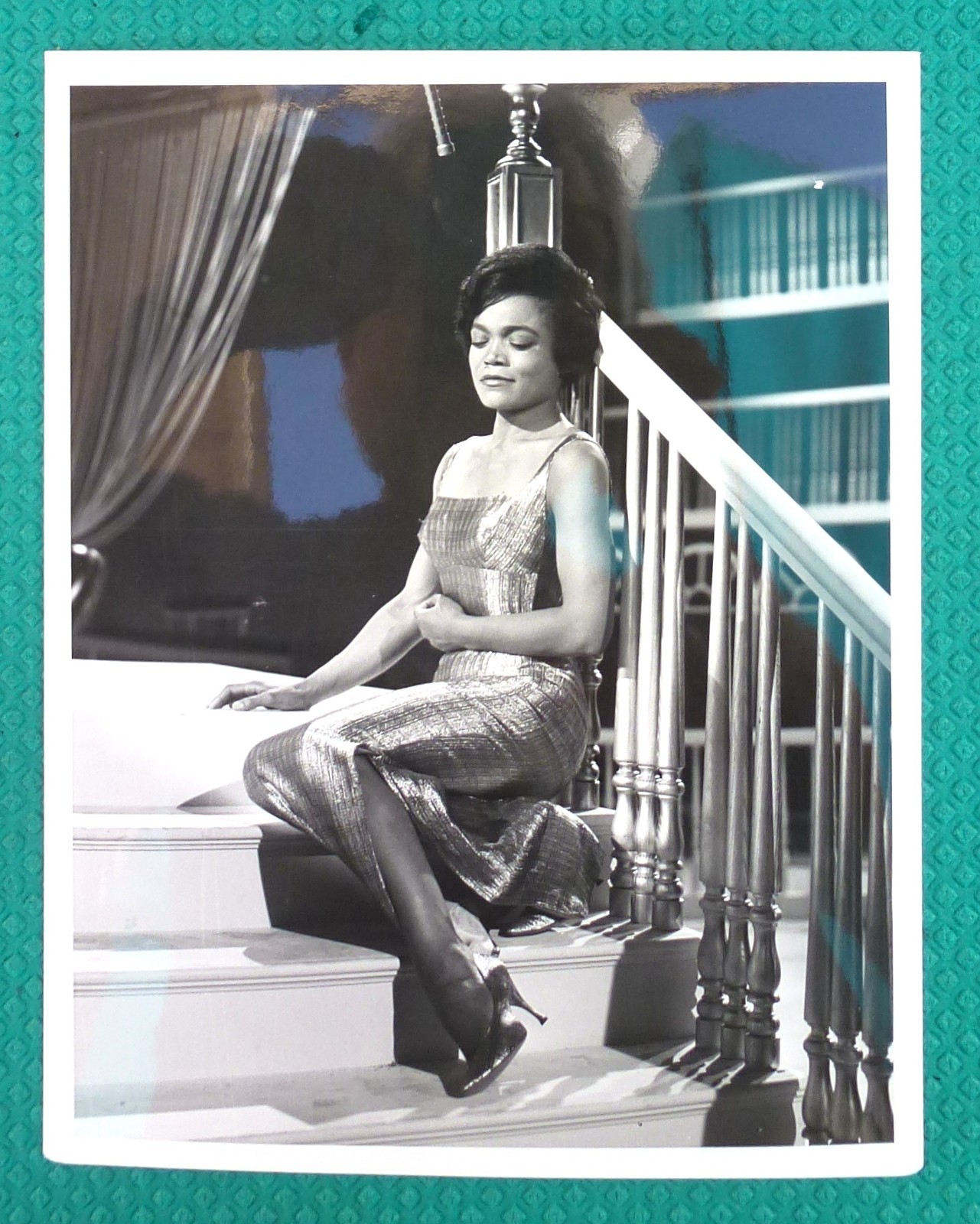 Rare 1963 Original Vintage Eartha Kitt Photo From Ed Sullivan Show  9 x 7 in