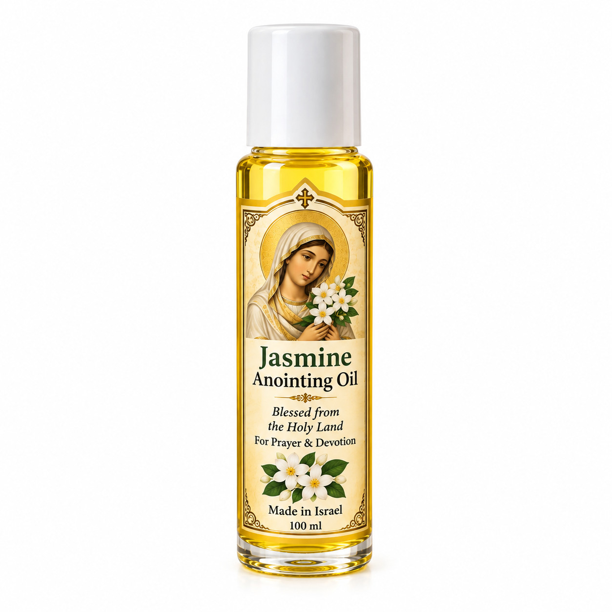 Mary Magdalena Jasmine Anointing Oil 100ml Blessed Jerusalem Holy Land Christian