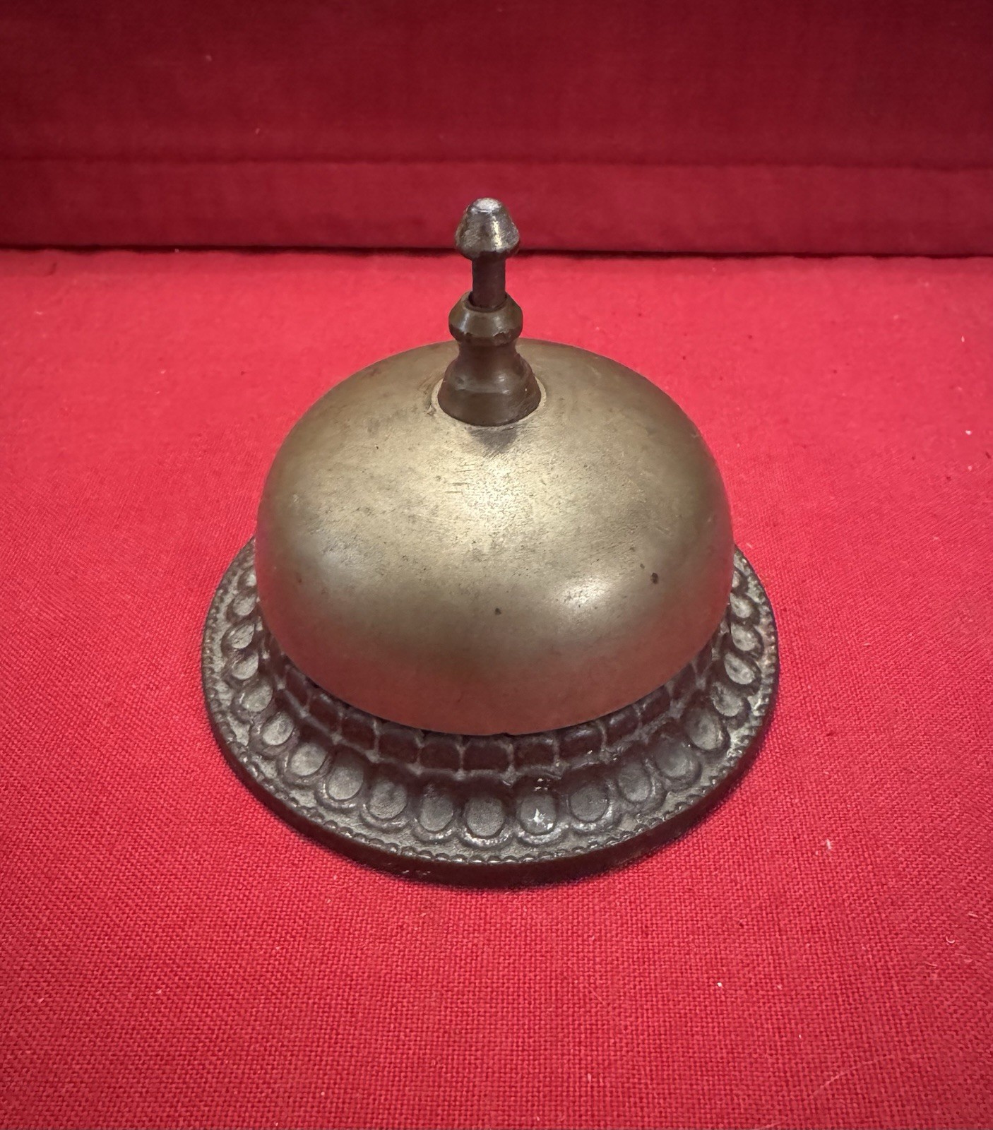 Early 20th Century Brass & Cast Metal Hotel Bell - Great Condition/Works Good