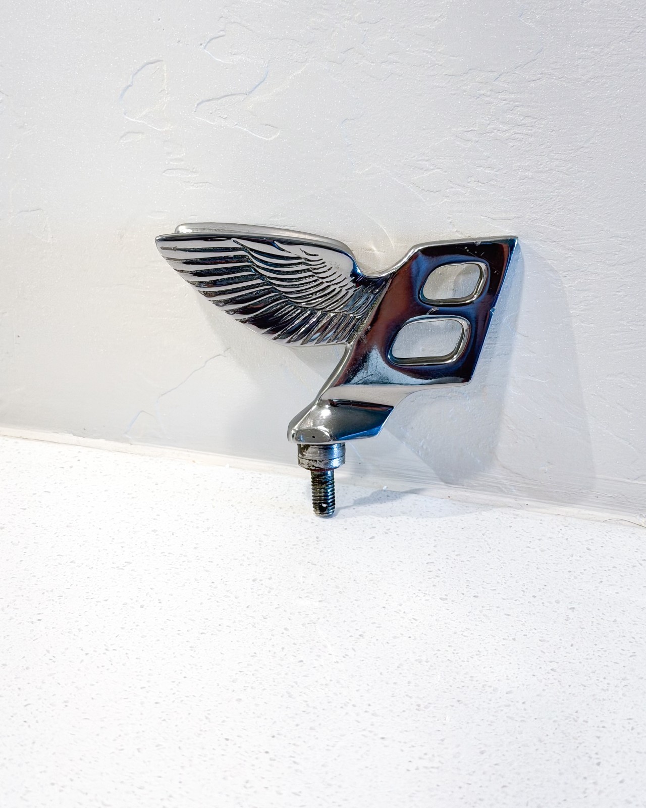 Genuine Vintage Bentley Flying Wing B Hood Emblem Ornament
