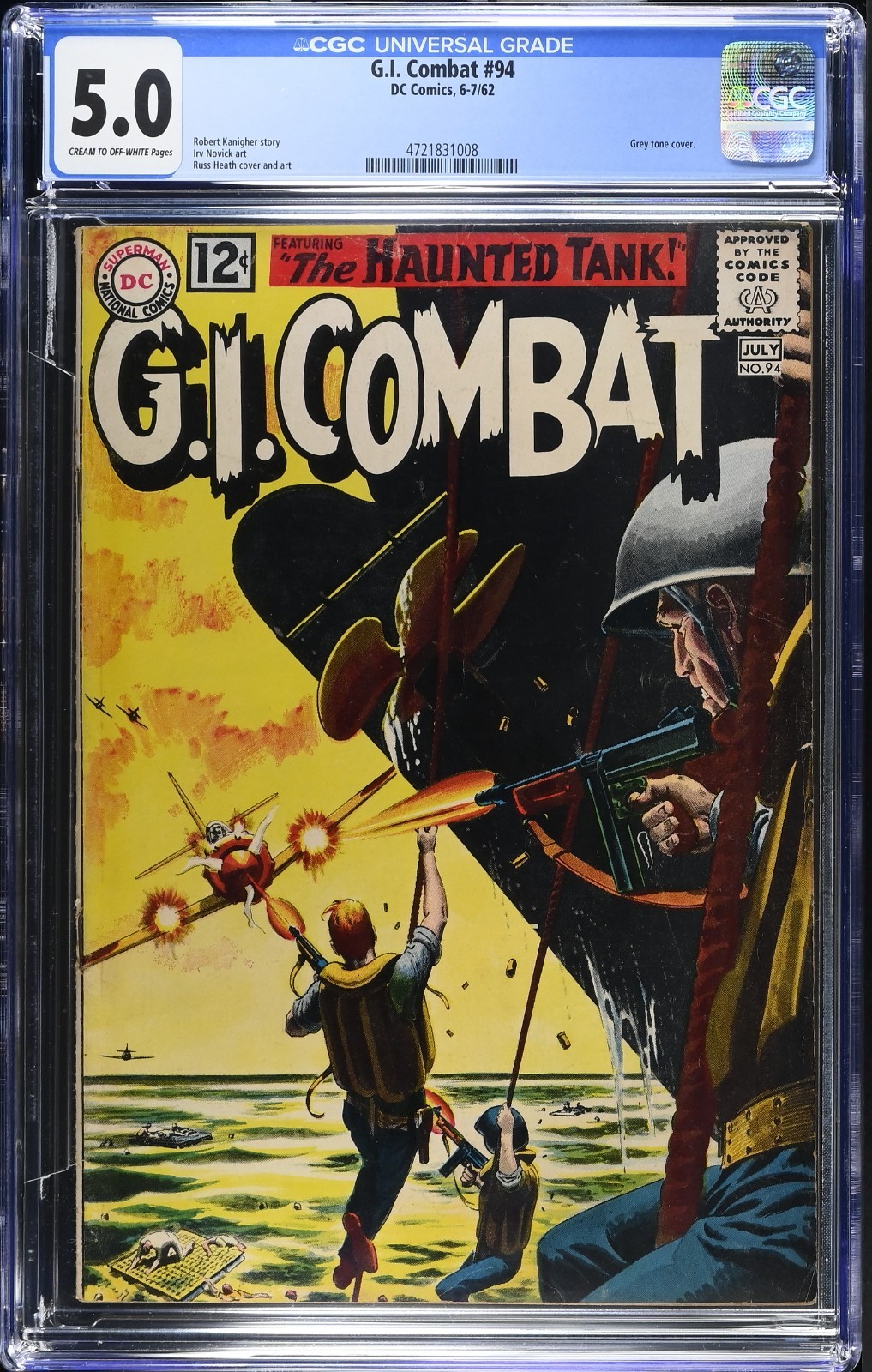 G.I. Combat 94 CGC 5.0
