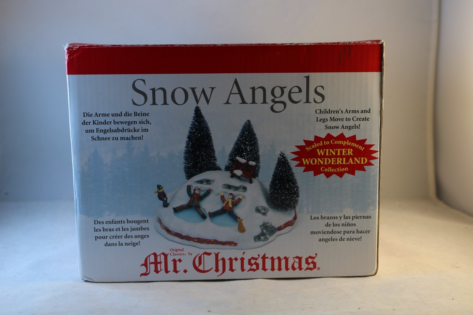2009 Mr. Christmas Winter Wonderland Snow Angels Animated Diorama in Box Works 2009 Mr. Christmas Winter Wonderland Snow Angels Animated Diorama in Box Works