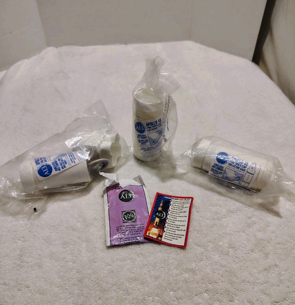 Apollo 13 ~ Pog Collector's Case 1995 Hardee's 15” Saturn V Space Rocket SEALED