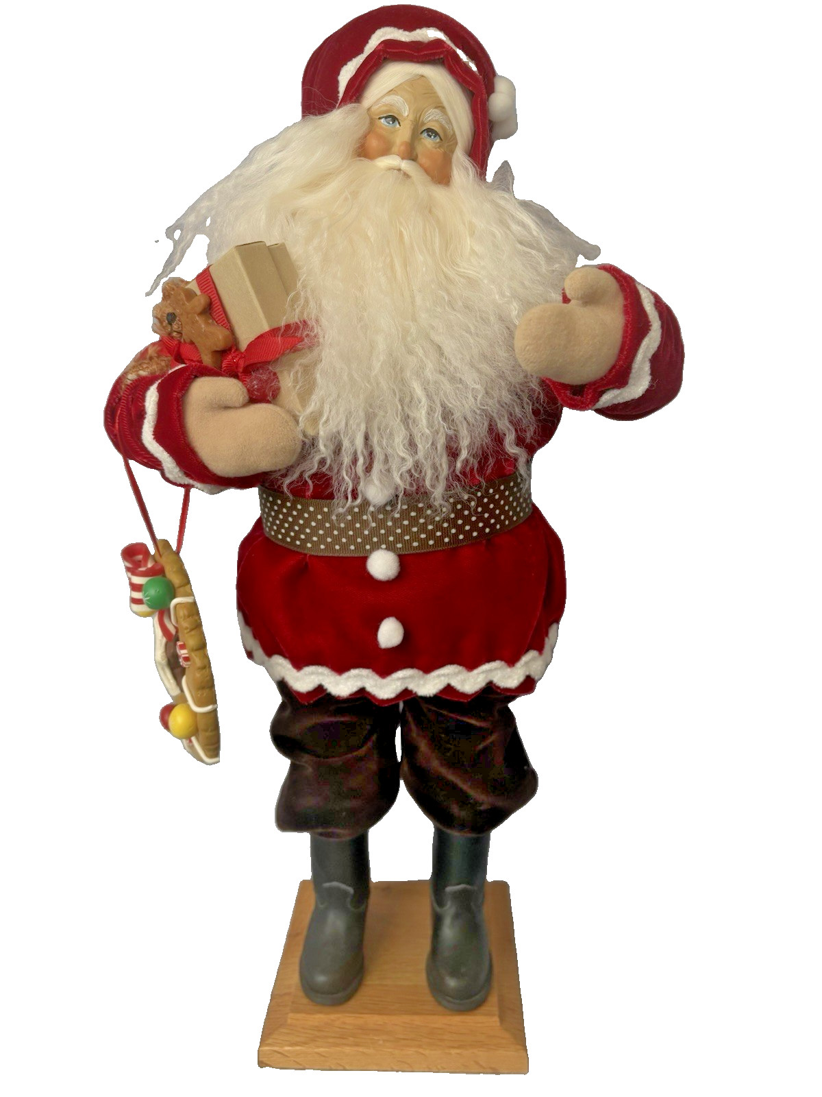 LYNN HANEY 2005 GINGERBREAD FANTASY SANTA #172/495 SIGNED VGC NO SLEIGH