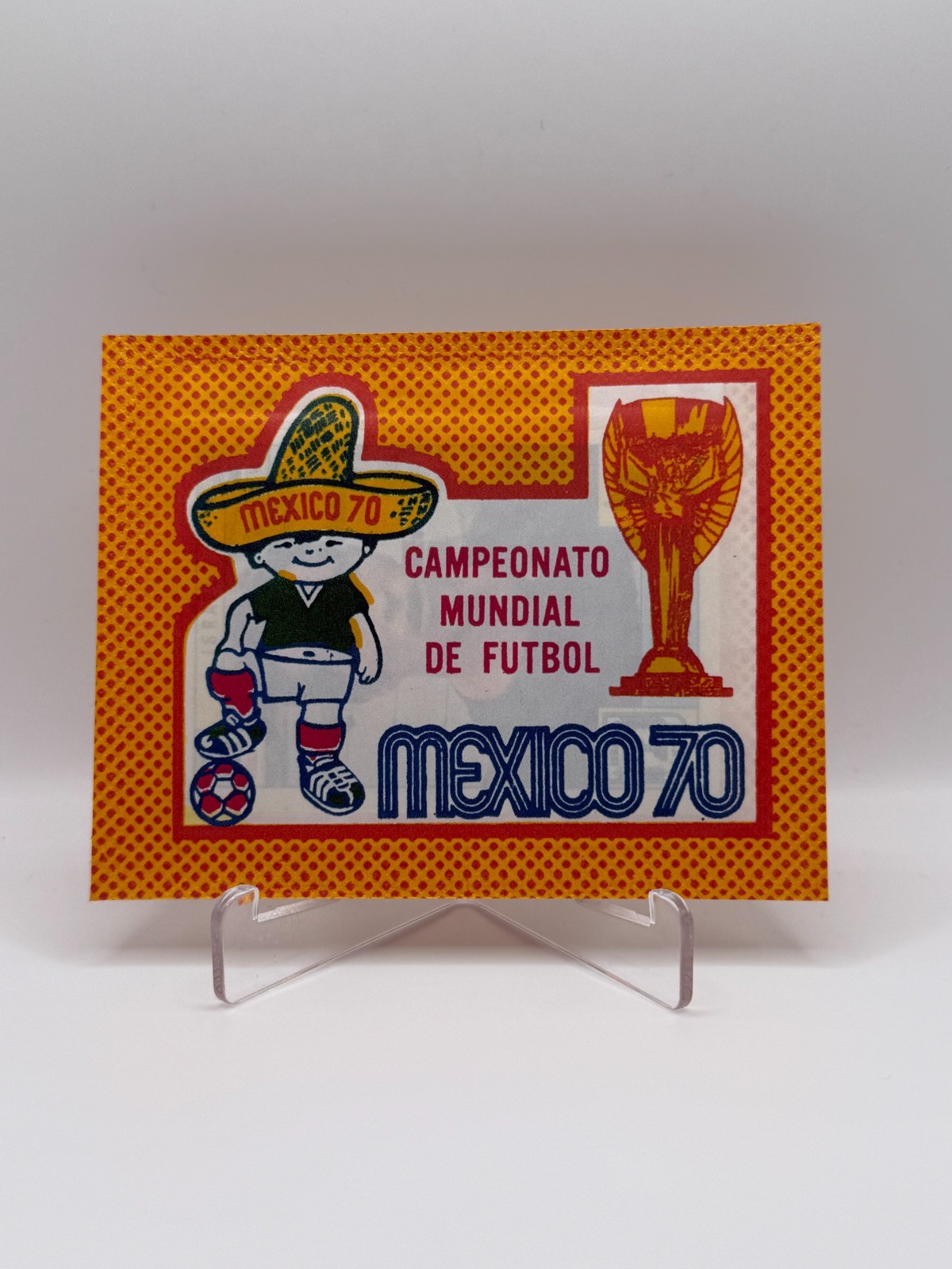 1970 Panini World Cup Mexico 70 Sealed ORIGINAL Sticker Pack Booster Juanito Int