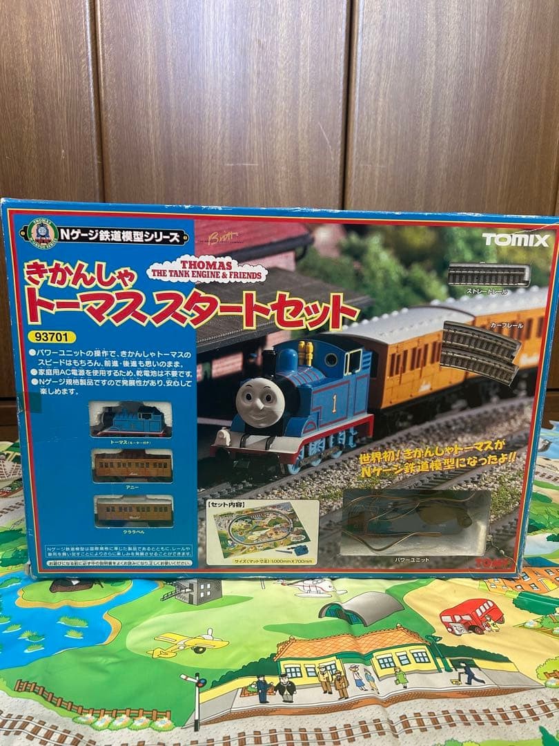 TOMIX Thomas Start Set 93701 N Gauge Train Set Ready to Use Excellent Condit 15+ TOMIX Thomas Start Set 93701 N Gauge Train Set Ready to Use Excellent Condit 15+