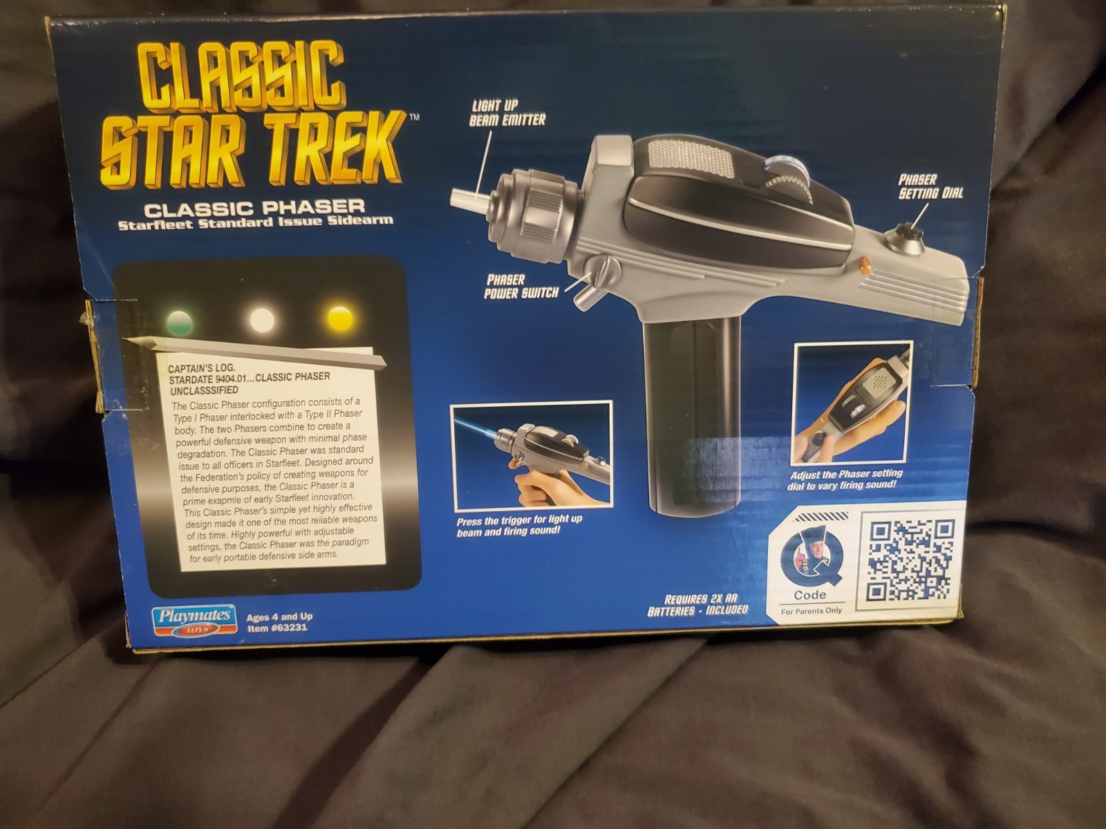 Playmates Star Trek The Original Series Classic Phaser Playmates Star Trek The Original Series Classic Phaser