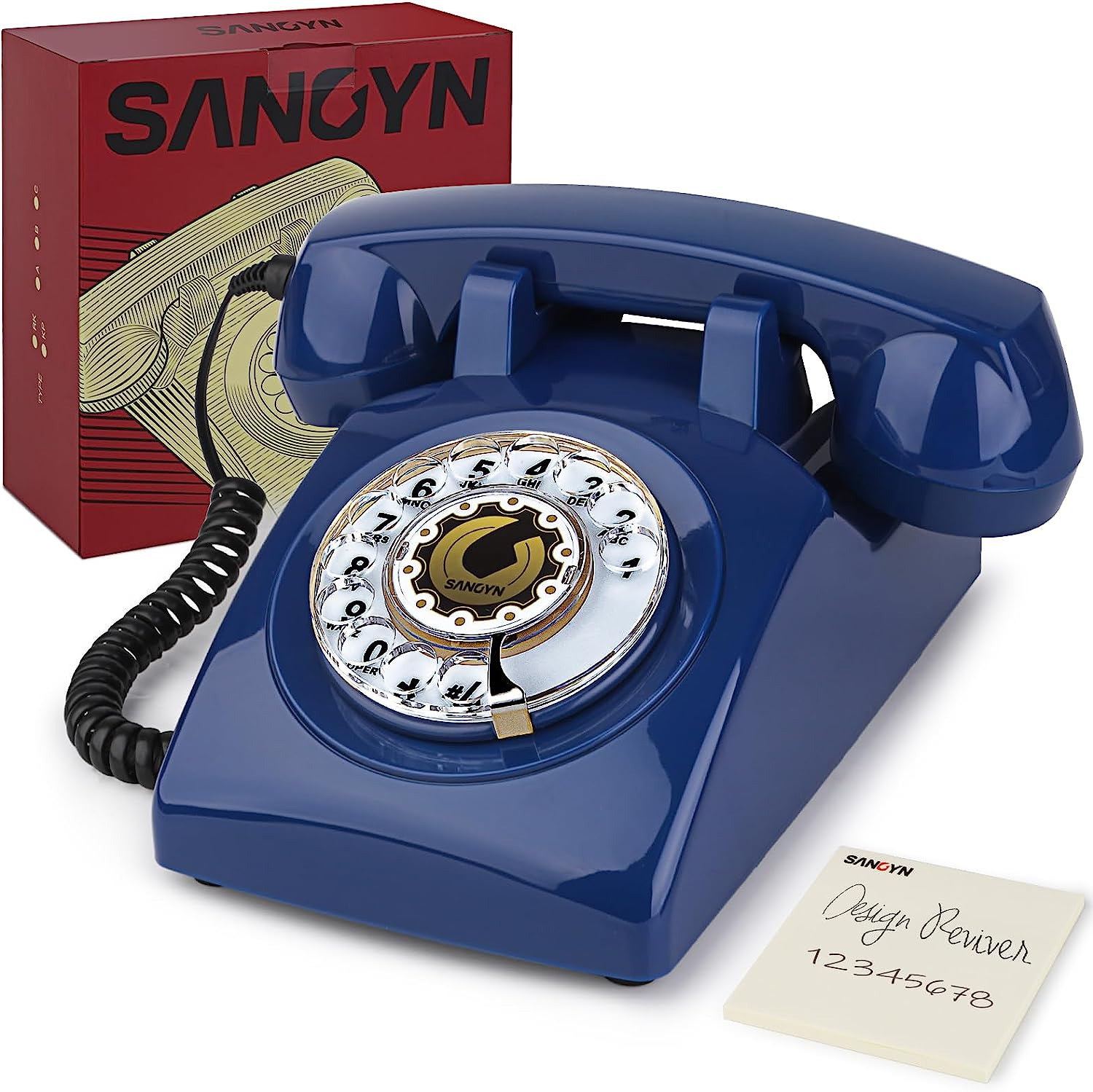 Rotary Dial Telephones  1960'S Classic Old Style Retro Landline Desk Telephone
