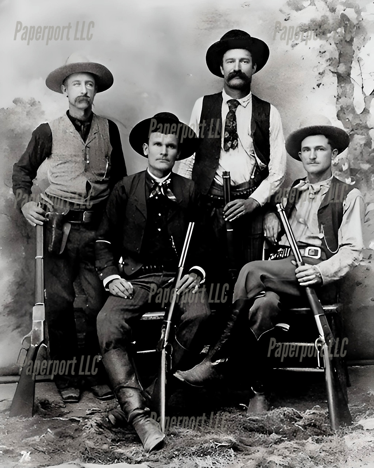 1870's The James Gang 8x10 Photo 1870's The James Gang 8x10 Photo