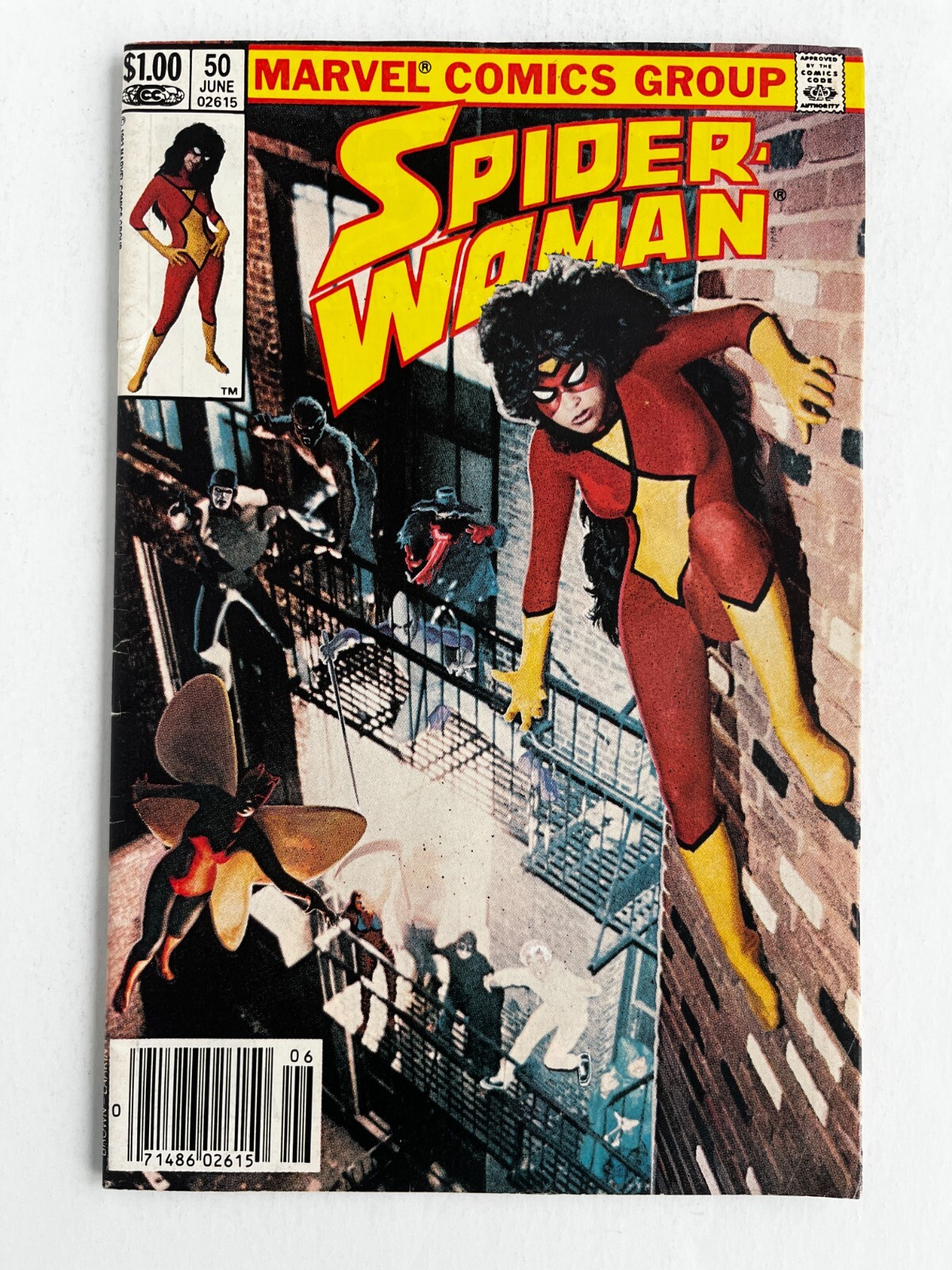 Spider-Woman #50 - Final Issue of 1st Series 1983 1st Locksmith Tick Tock last