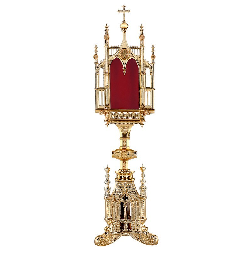 Sudbury Brass San Pietro Handcrafted Reliquary Perfect For Church & Chapel Decor Sudbury Brass San Pietro Handcrafted Reliquary Perfect For Church & Chapel Decor