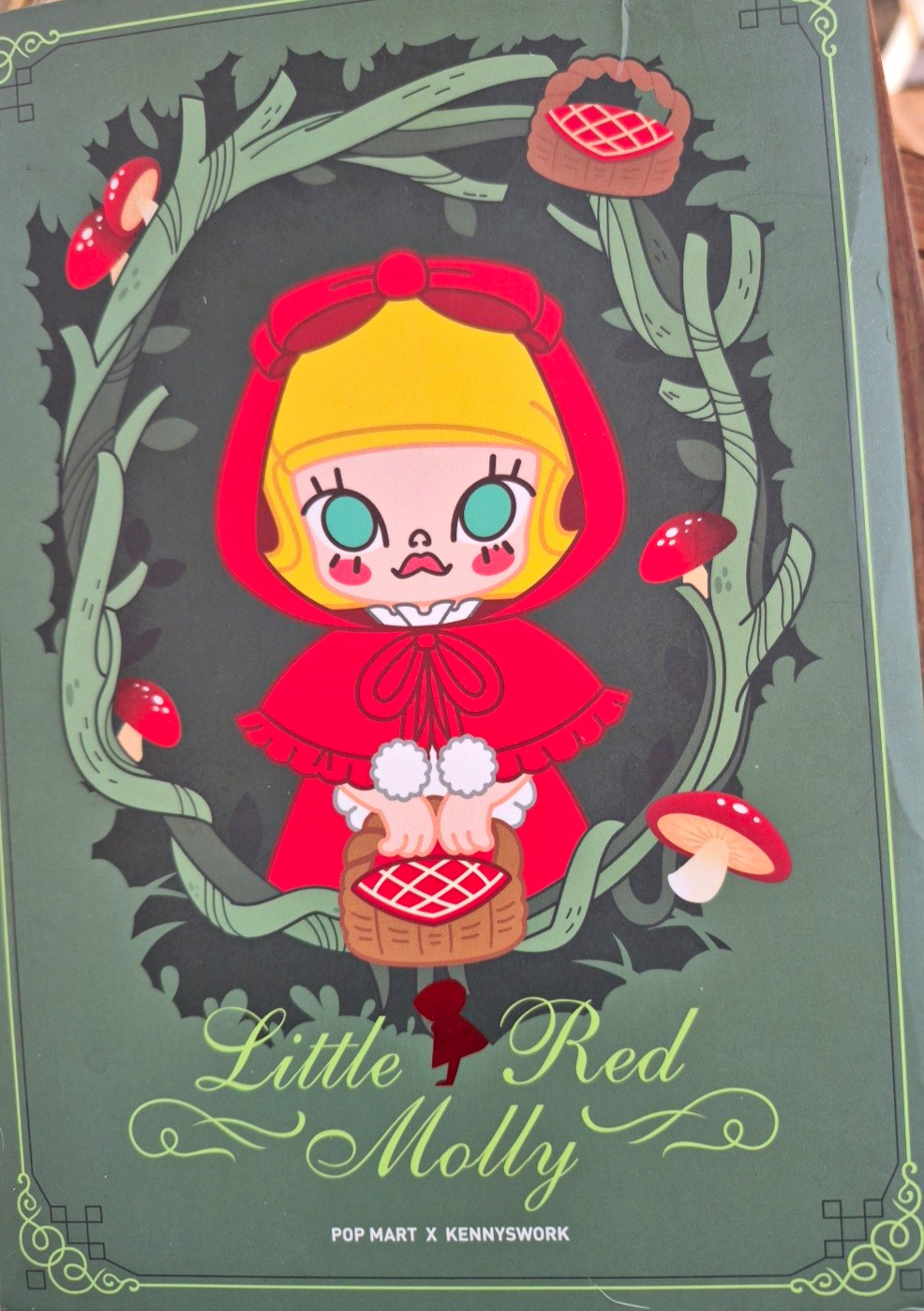 Extremely Rare POP MART x Kennyswork Little Red Molly Collectible Figure 