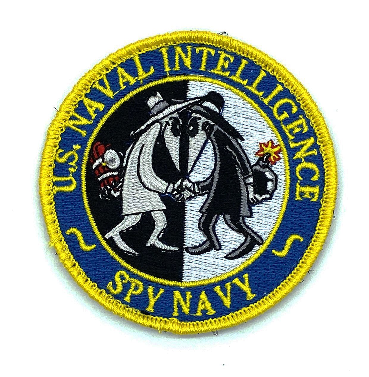 U.S. Naval Intelligence Spy vs Spy Patch – With Hook and Loop, 3\