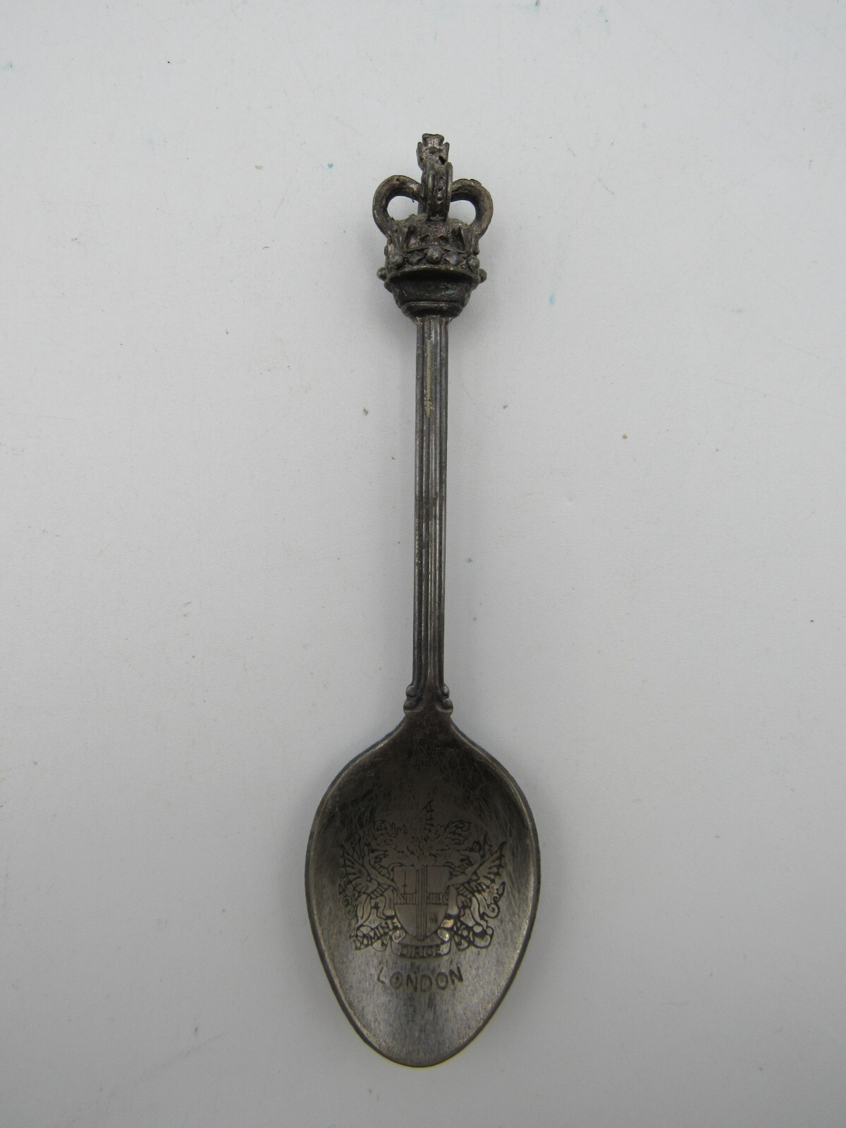 Vintage London Crown WAPW Silver Plate Great Britain Souvenir Spoon 4 1/8\