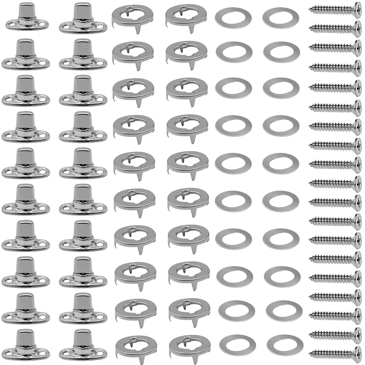 20 Sets Twist Lock Fasteners, Twist Lock Common Sense Fastener 304 Stainless 20 Sets Twist Lock Fasteners, Twist Lock Common Sense Fastener 304 Stainless