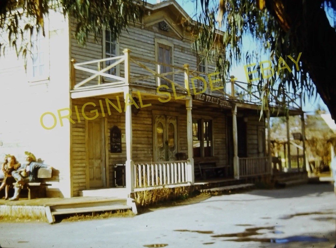 Orig 1956 Slide Knott’s Berry Farm Gold Trails Hotel Ghost Town G28