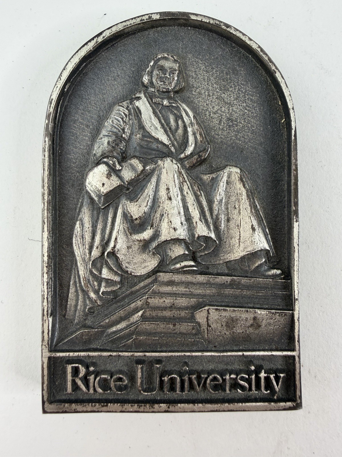 Vintage Rice University Award by Balfour Paperweight William Marsh Rice Vintage Rice University Award by Balfour Paperweight William Marsh Rice
