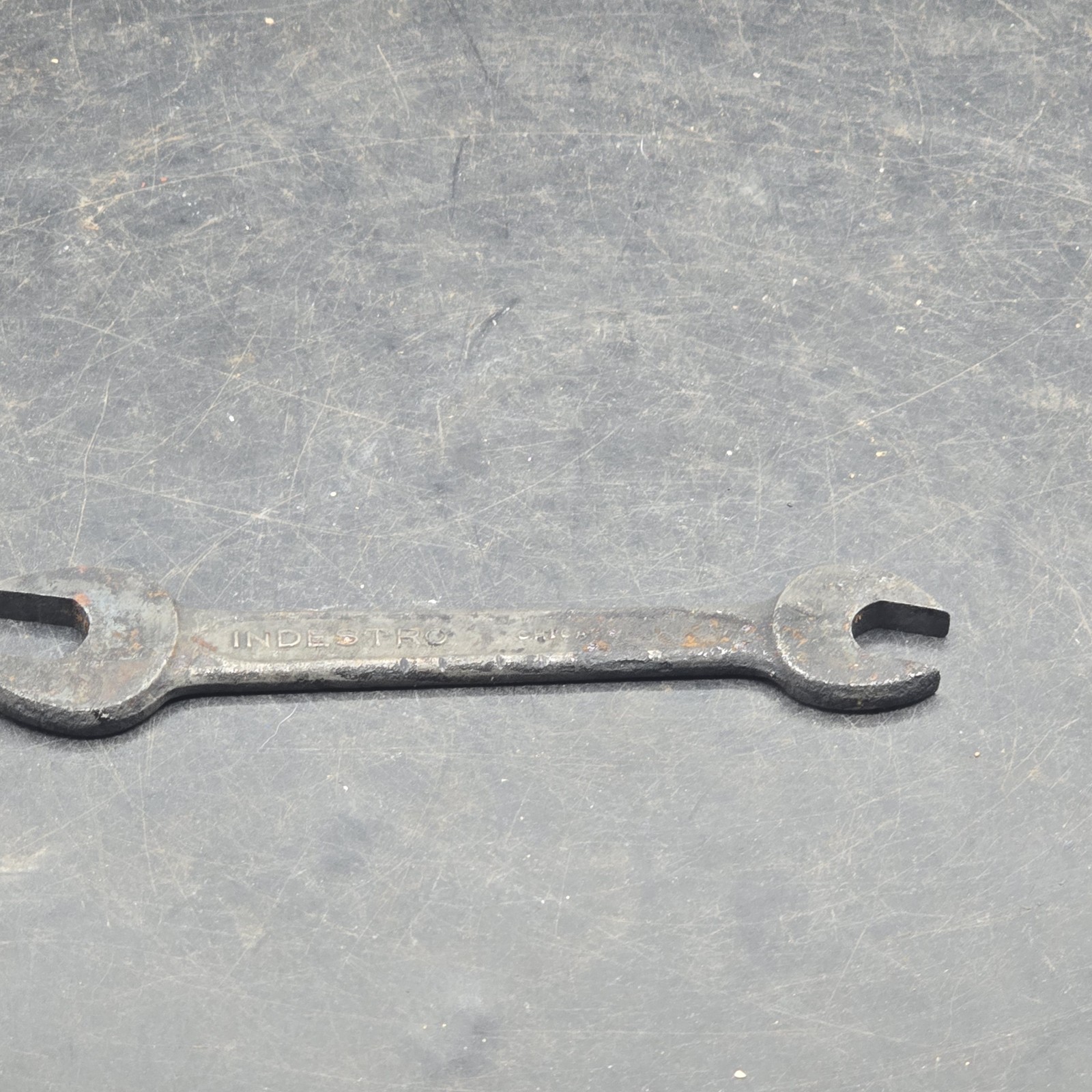 Vintage Indestro P 725-B 9/16” X 1/2” Double Open End Wrench P725B