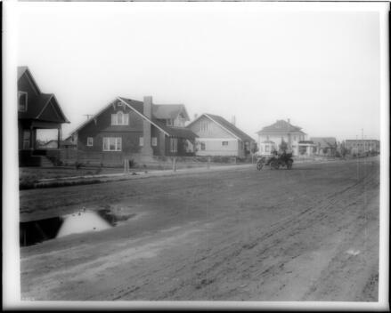 Looking North On Pacific Boulevard A Huntington Park Residential  - Old Photo