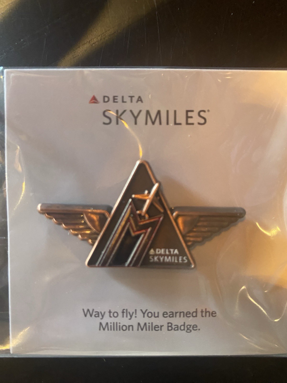Delta SkyMiles Million Miler Badge Pin - Airline Badges & Pins Delta SkyMiles Million Miler Badge Pin - Airline Badges & Pins