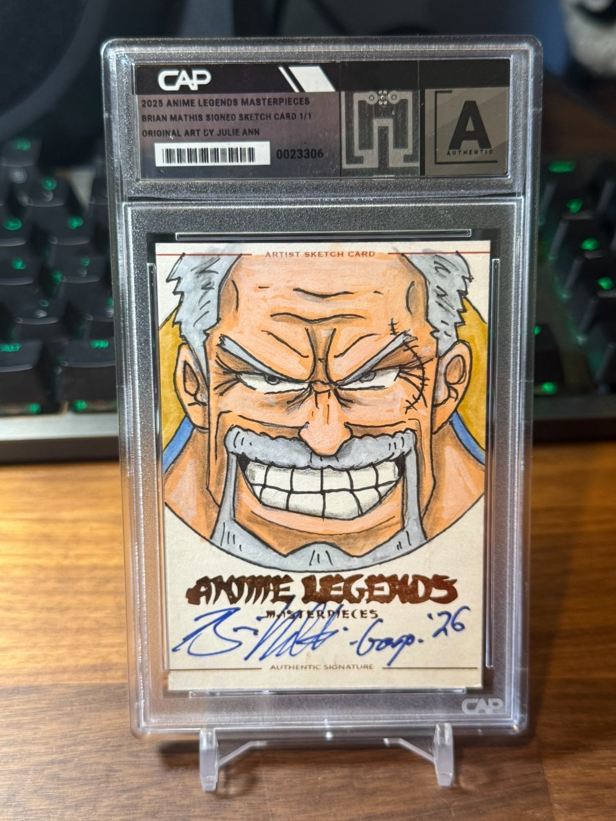 2026 Anime Legends Masterpieces (Garp) - Sketch Card - Brian Mathis 2026 Anime Legends Masterpieces (Garp) - Sketch Card - Brian Mathis