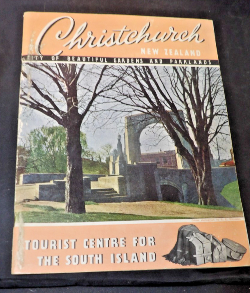 Vintage 1930's 1940's Christchurch - NEW ZEALAND Scenic Travel Book