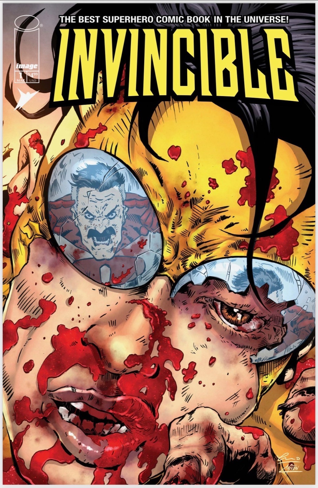 Invincible #1 Reprint H&F Retail Exclusive Variant Cover by Leno Hernandez