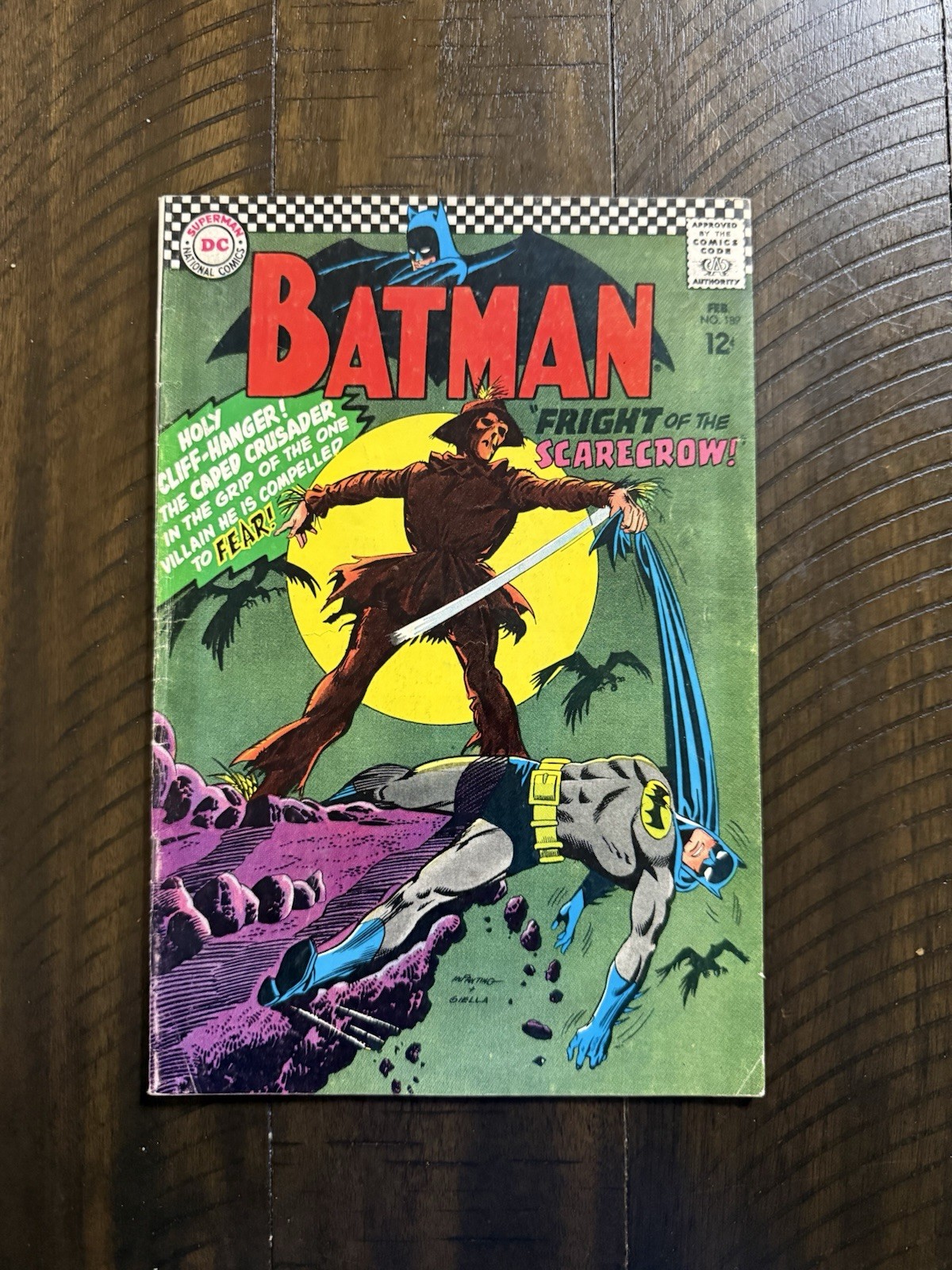 DC Comics Batman #189 February 1967 First Silver Age Scarecrow Appearance DC Comics Batman #189 February 1967 First Silver Age Scarecrow Appearance