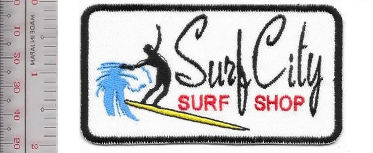 Surfing North Carolina Surf City Surf Shop Promo Patch Surfing North Carolina Surf City Surf Shop Promo Patch